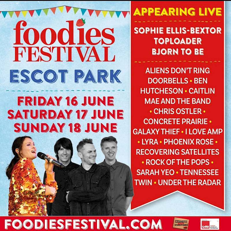 Preview image for blog post - Tennessee Twin to play Foodies Festival in Exeter for a second year!