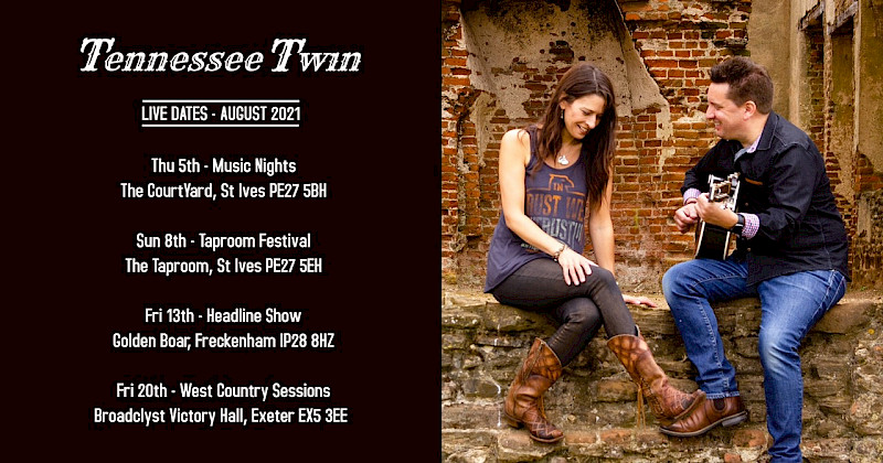 Preview image for blog post - Tennessee Twin - Live Dates in August!