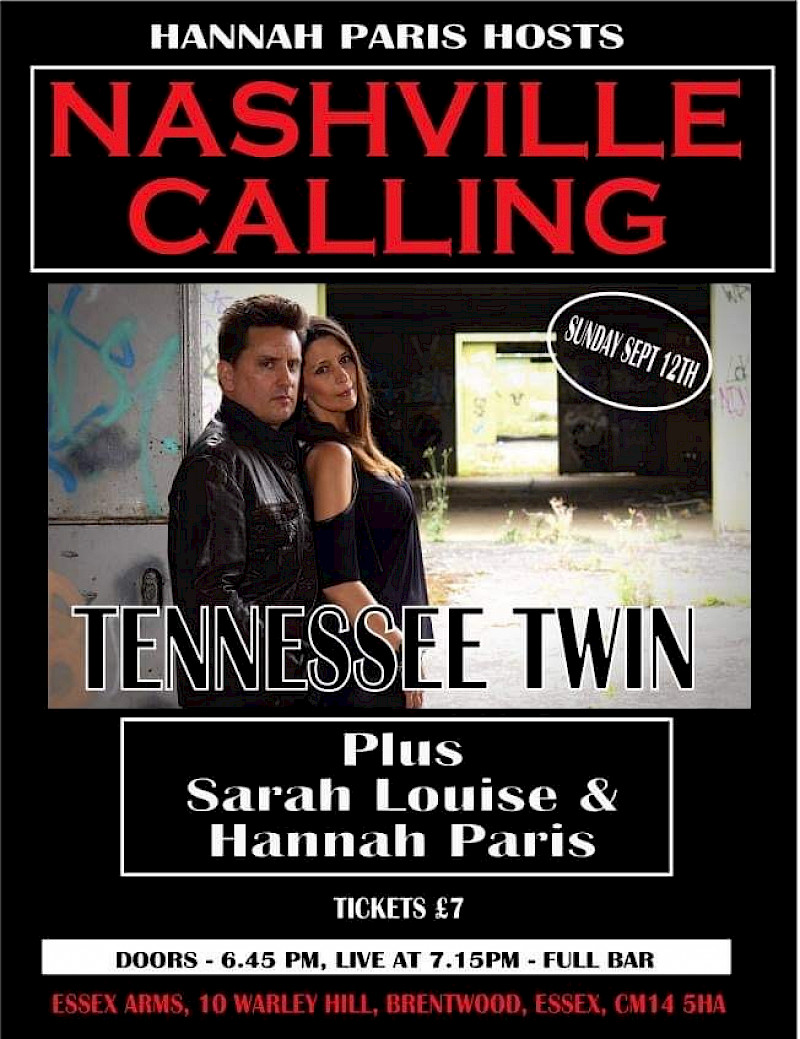 Preview image for blog post - Tennessee Twin appearing at Nashville Calling for the 3rd time!