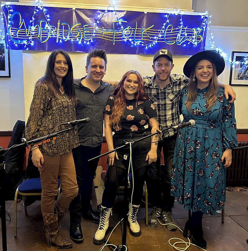 Preview image for blog post - Wonderful evening at Cambridge Folk Club!
