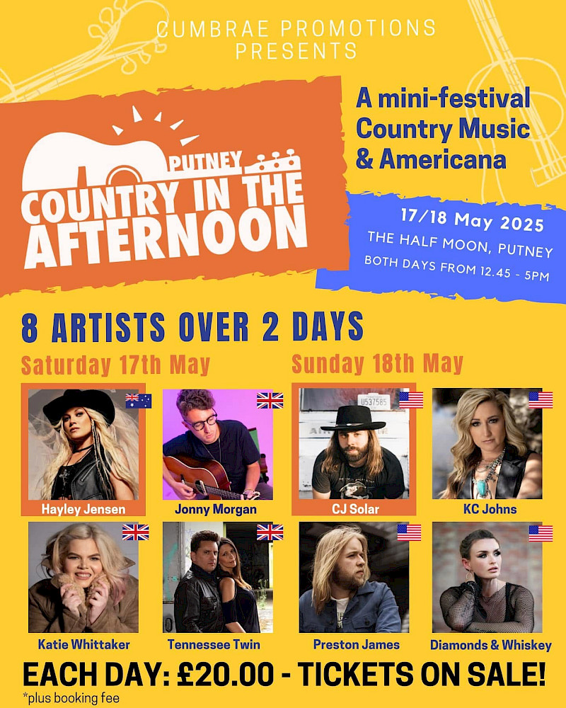 Preview image for blog post - Tennessee Twin to appear at 'Country In The Afternoon' festival 2025!